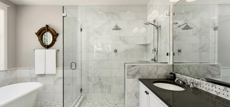 bathroom shower door installation in Marina del Rey